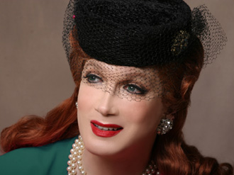 Charles Busch is THE LADY IN QUESTION, photo by David Rodgers