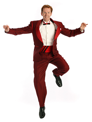 Jeffry Denman in WHITE CHRISTMAS; photo by Joan Marcus