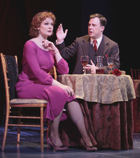 Kate Baldwin and Brooks Ashmankas in SHE LOVES ME; photo by T Charles Erickson