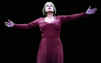 Would YOU want to get Patti LuPone angry at you?  (Photo by Joan Marcus.)