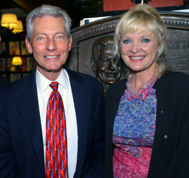 Angelo Del Rossi and Christine Ebersole; photo by Michael Portantiere