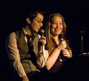 Kevin Michael Murphy and Jennifer Ashley Tepper; photo by Monica Simoes